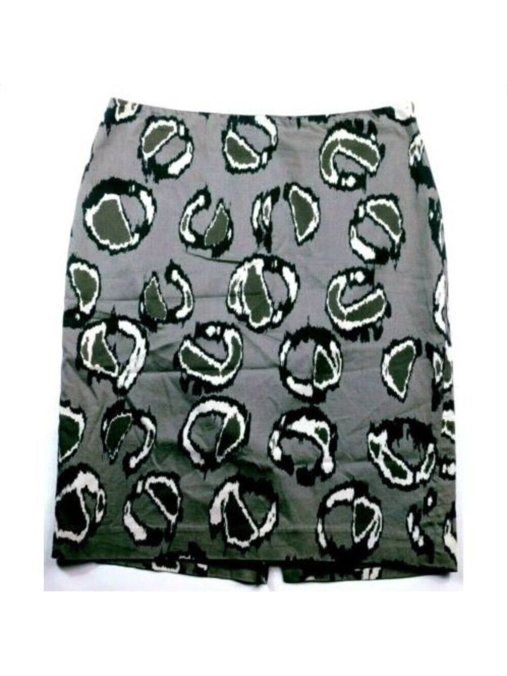 Ann Taylor A Line Skirt Women's Size 6 Black Gray